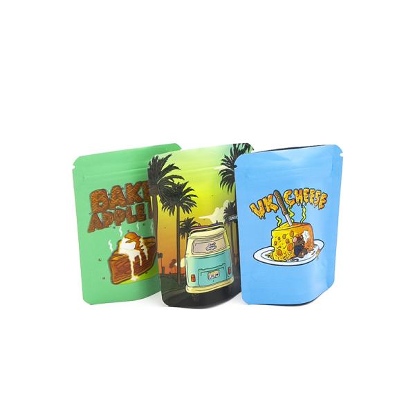 Quality Custom Printed Resealable Child Resistant Smell Proof 1g 3.5g 7g 14g 28g 1oz Mylar Bag wholesale