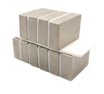 HSMAG ISO9001 SmCo Magnet Bonding Adhesive Bread Shaped Decoiling And Cutting