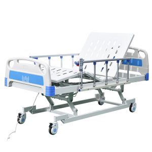Cheap Multi Colored Adjustable 3 Function Electric Hospital Bed for sale