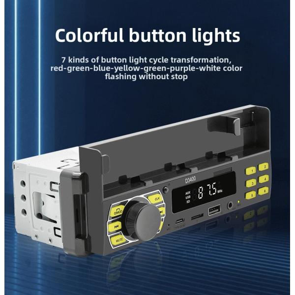 Creatall HD Lossless Music Car MP3 Player with Central Control Multi-Function USB Flash Drive Card Slot FM Radio