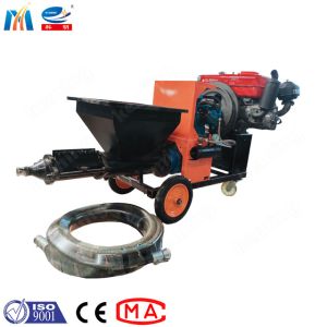 Diesel KLW120D Mortar Spraying Machine Rotor And Stator Mortar Plaster With
