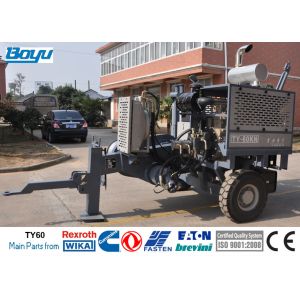 60kN 6 Ton 220kv Overhead Transmission Line Stringing Equipment with Cummins