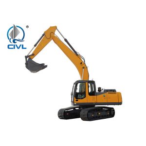 Strong 20t Digger XCMG XE200C Mining Excavator New Crawler Excavator Yellow