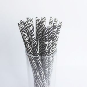 FDA Approved Biodegradable Jelly Cake Disposable Paper Straws