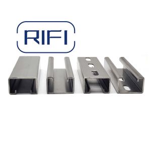 304 Or 316 Stainless Steel Strut Channel And Fittings For 10 Feet Length In