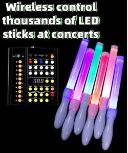 Cheap 433MHz Wireless DMX Controller 10 Zone For Stage Lighting Control LED Bracelet Wireless Controller for sale