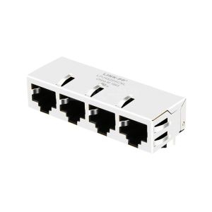 Halo HFJ14-2450ERL Compatible LINK-PP LPJ46204CNL 10/100 Base-T 1x4 Port RJ45