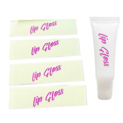 High quatily custom Gloss Clear Transparent Cosmetic Labels