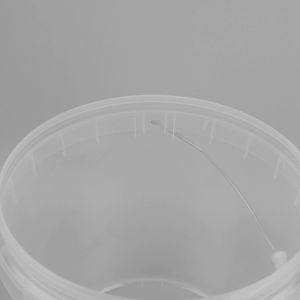 ISO9001 20l Transparent Plastic Bucket With Thermal Transfer Application