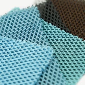 150GSM Sandwich Breathable Polyester Mesh Fabric Elasticity For Mattress