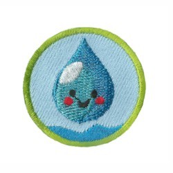 Shrink Proof Iron On Environmental Patches Pantone Embroidery School Badge