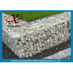 Galvanized Surface Gabion Retaining Wall Gabion Basket Easy Install