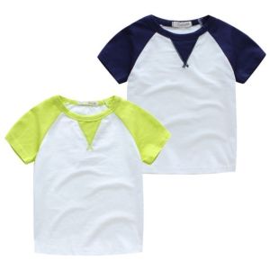 China Custom Printing Cute Newborn Baby Clothes Little Boy T Shirts O Neck on sale