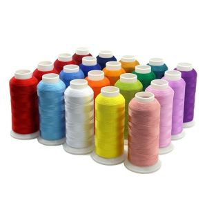 Industrial Embroidery Sewing Thread 40s/2 5000m High Temperature Resistant 75d