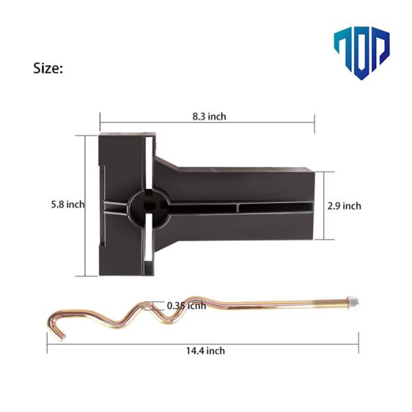 Quality Battery Relocation Bracket Dependable Relocation Kit 12V Simple Installation Battery Hold Down wholesale