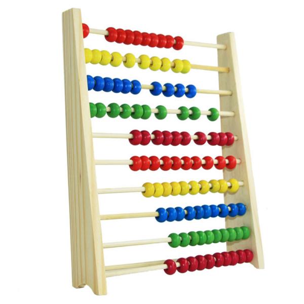 Quality Calculate 26Cm Wooden Math Toy Counting Beads Toy Abacus Educational wholesale