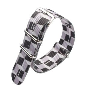 Nato Style Nylon Strap Watch Bands , 20mm Lady Watch Strap Print Pattern