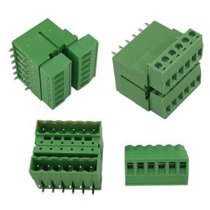 5.08mm Pitch Dual Row PCB Pluggable Screw Terminal Blocks Plug + Angle Pin Header
