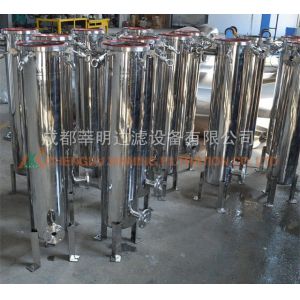 Bag Series Stainless Steel Liquid Bag Filter Machine For Precision Liquid