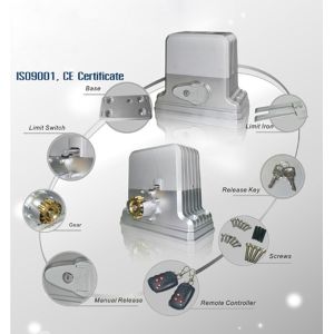 Die Casting Aluminum Alloy Sliding Gate Motor With Accurate Limit Braking