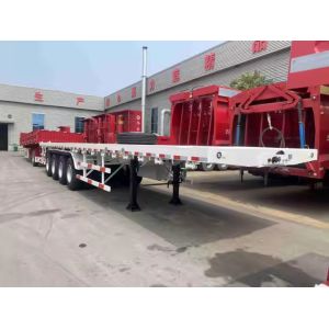 CIMC 40/45ft Steel 3/4Axle Oversized and Containerized Cargo Extendable Flatbed