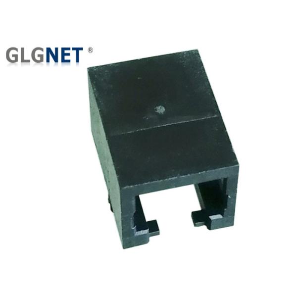 Quality 4 PIN Female Rj11 Modular Connector Black Unshielded Plastic Housing wholesale