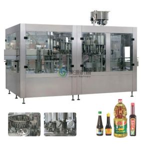 Rotary Piston Type vegetable oil filling machine Auto 3000BPH / 1000ml