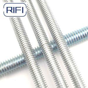 Gi Stud Threaded Rod Bar Metric 2 Meter Galvanized Threaded Rod For Mechanical