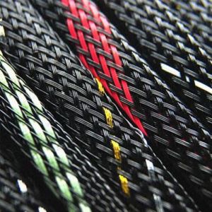 Wear Resistance PET PP Expandable Wire Loom Audio Cable Sleeve