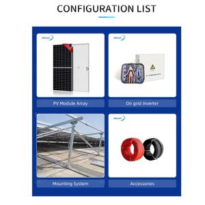 MPPT On Grid Solar Panel System 10KW 17KW Solar Panel Kit System