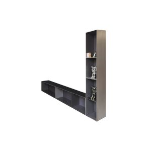 L Shaped Multifunctional Aluminum Display Shelf For TV Storage Cabinet