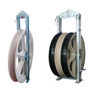 Customized Cable Pulley Block Plastic Guide Pulley 1-3 Sheave 1160mm Diameter