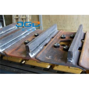 Crawler Excavator Crane Undercarriage Spare Parts Single Grouser Track Pads