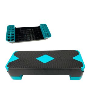 68CM Adjustable Aerobic Step Platform For Beginners With 2 Risers