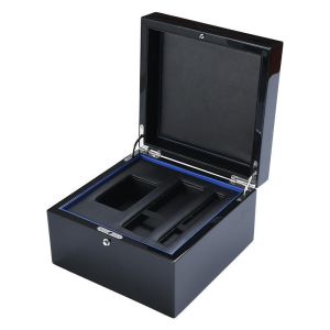 Custom Luxury Decorative Box with MDF Material Leather Lining and ISO Certified