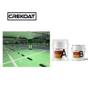 Waterborne 2 Pack Water Based Floor Coating Recoatable High Build 3mm