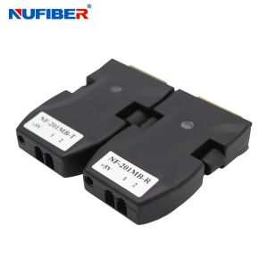 4 Core Mini DVI Fiber Optic Extender EDID Function 1080P for Digital Signage