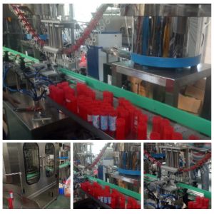 Full Automatic Bottle Filling Line Bubble Water Liquid Filling Machine Accurate