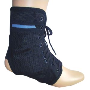 China Injury Recovery Sprain Lace Up Foot Brace Lightweight Adjustable Ankle Support on sale