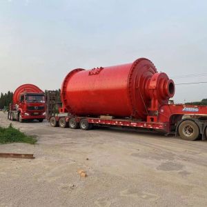 Red Industrial Grinding Ball Mill Machine for Mining Process