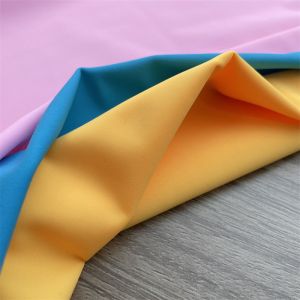 85%Nylon 15%Spandex Quick Dry Lycra Fabric for Yoga Set 4 Sides Elastane Medium