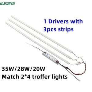 145lm/w Energy Saving Dimming LED Magnetic Linear retrofit Kit with Emergency