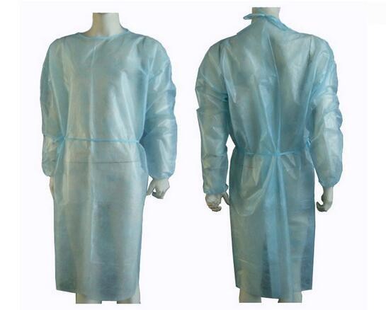 Quality Soft Breathable Waterproof Isolation Gown Safety Wearing No Stimulus To Skin wholesale