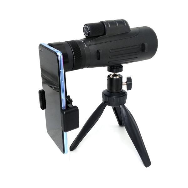 Quality 10-30X50 HD Zoom Monocular Telescope With Smartphone Adaptor Tripod Wristband wholesale