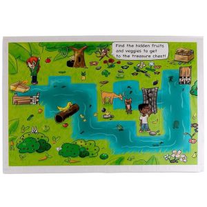 Disposable Farm Desgin BPA Free Placemat 12X18'' Waterproof Easy to Clean