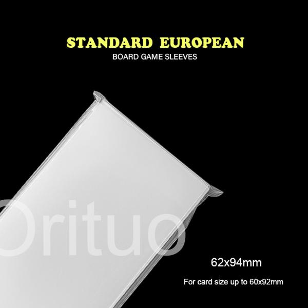 Quality Cpp Matte Standard European Board Games Sleeves 62x94mm For Cards Protection wholesale