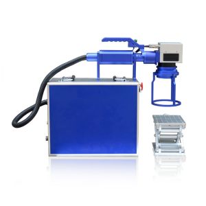 portable mini 20w metal fiber color laser marking machine with ezcad