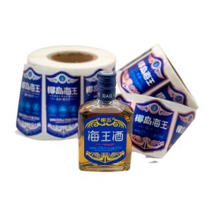 Matt Finish Beverage Bottle Labels Customizable For Professional Packaging