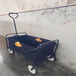 Four Wheel Collapsible Wagon Cart Large Capacity Foldable Garden Trolley