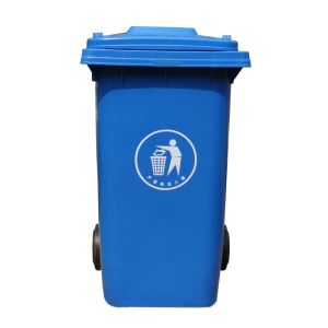 plastic dustbin waste bin plastic garbage bin 120l with wheels